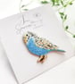 Hand-painted Bird Brooch - Image 2