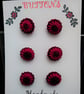 Buttons Handmade Embroidered Yorkshire Style  - Image 2