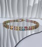 Iridescent Rainbow Necklace Colourful Jewellery Mystic Aurora Luna Flash Beads H - Image 2