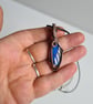 Blue Natural Labradorite Copper Unisex Necklace Pendant Gift Crystal Jewellery  - Image 2