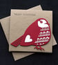 Red Robin - Handcrafted Christmas Card - dr19-0050