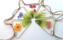 Fused glass bunting
