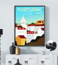 Lilsbon travel poster, Lisbon retro city print, Portugal travel poster, gift - Image 3