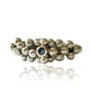 Organic Silver Droplet Ring with Zirconia - Image 3