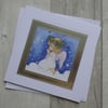 Angel Praying - Cute Christmas Card