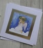 Angel Praying - Cute Christmas Card - Image 1