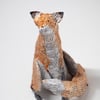 Muir Large Sitting Paper Mache Fox