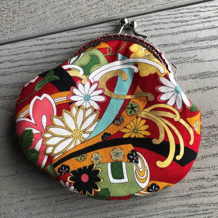 Fabric Clasp Coin Purse