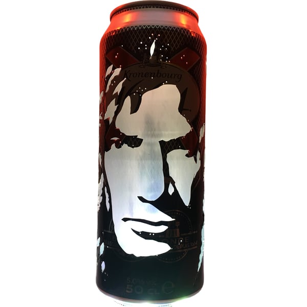 Dave Mustaine Beer Can Lantern! Megadeth Pop Art Lamp, Metallica, Unique Gift