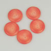 Orange, 30mm, 3cm Round buttons, Craft Supplies, Large Buttons, Warm Orange, x10