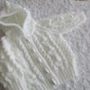 16" White Aran Jacket with Hood