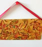 Metallic Autumn leaves handpainted wooden wall decoration.   - Image 4