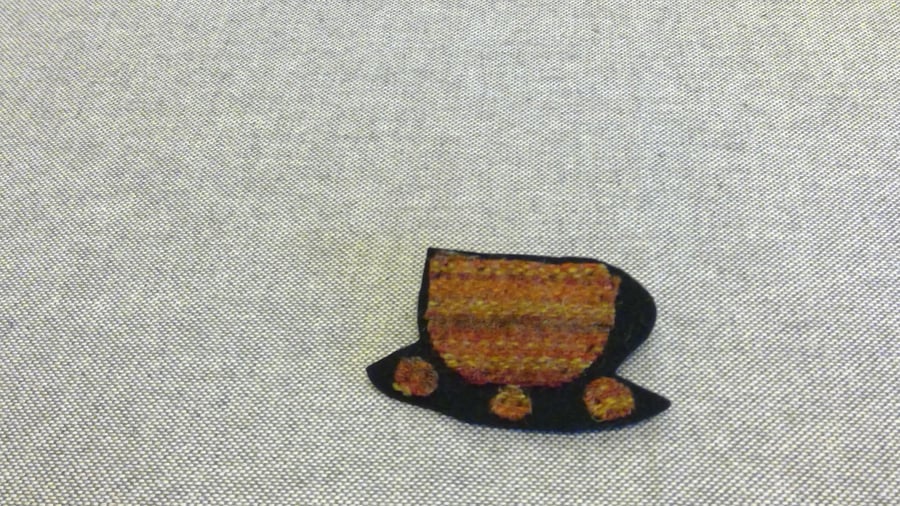 Cup of Tea brooch