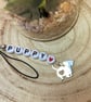 Puppy Love Phone Charm Lanyard.