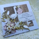 Handmade New Baby Girl Card 
