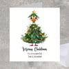 Duck Christmas Card Merry Christmas Nan Grandad Mum Daughter Granddaughter