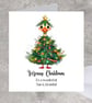 Duck Christmas Card Merry Christmas Nan Grandad Mum Daughter Granddaughter