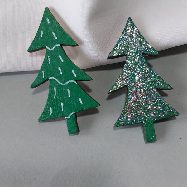 Christmas Tree Festive Brooch