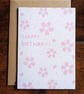 Happy Birthday Cherry Blossom - Greeting Card - Eco-friendly  - Image 1
