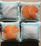 Handprinted Cat Lavender Bag - Image 2