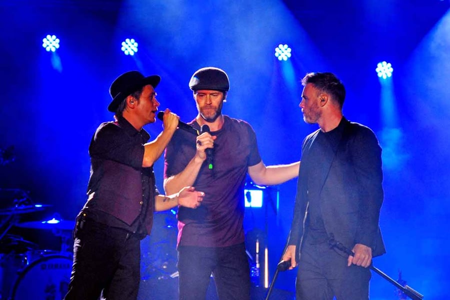 Take That Performing Live In Concert Photograph Print