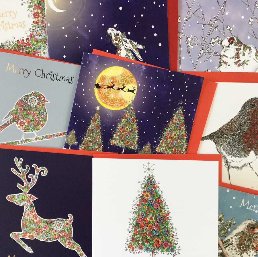 Christmas OFFER pack of 10 different Designs 