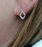 Droplet earstuds in Silver - Image 7