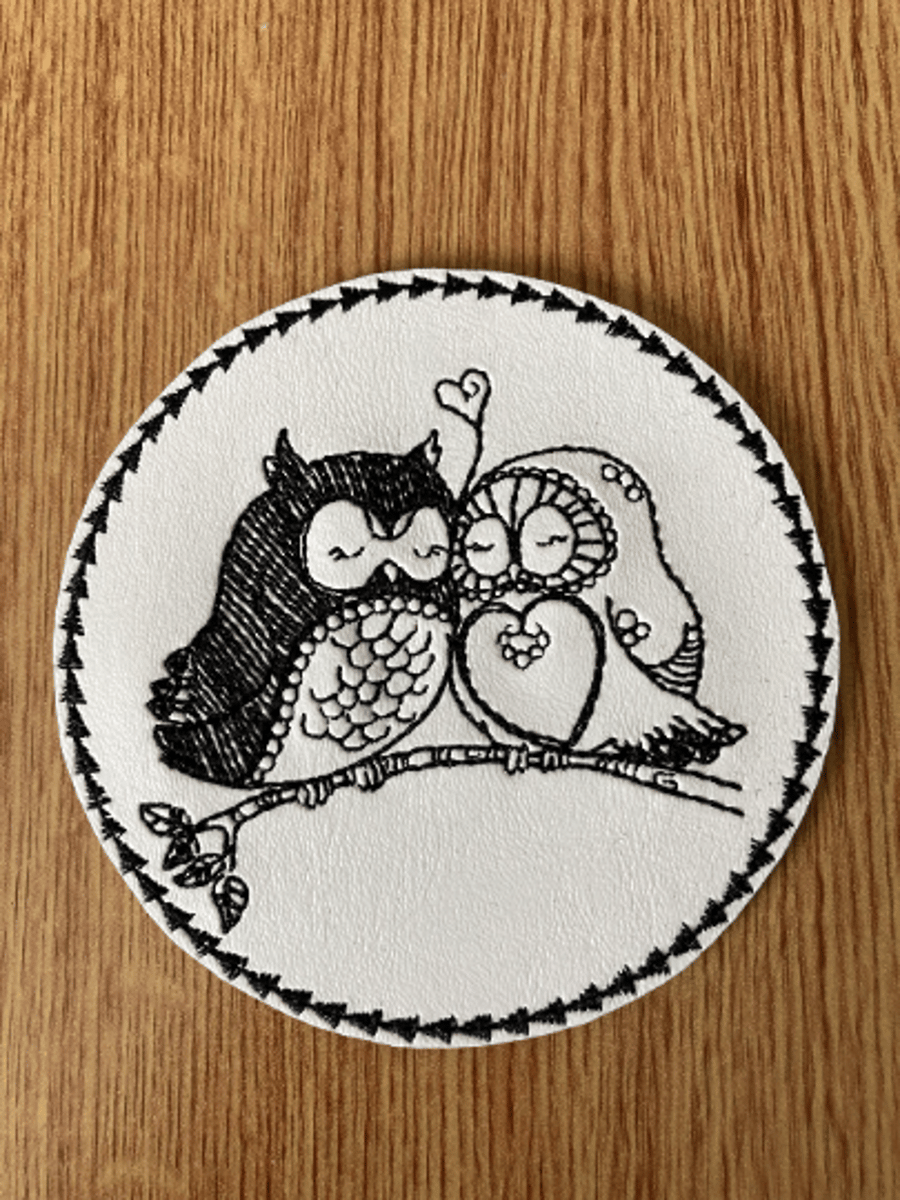 1216. Owl love coaster.
