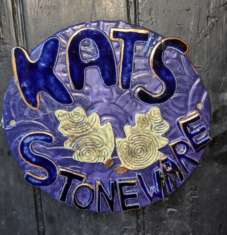 Ceramic numbered house signs, bespoke also