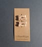 Set of four driftwood toggle buttons with single hole - Image 2