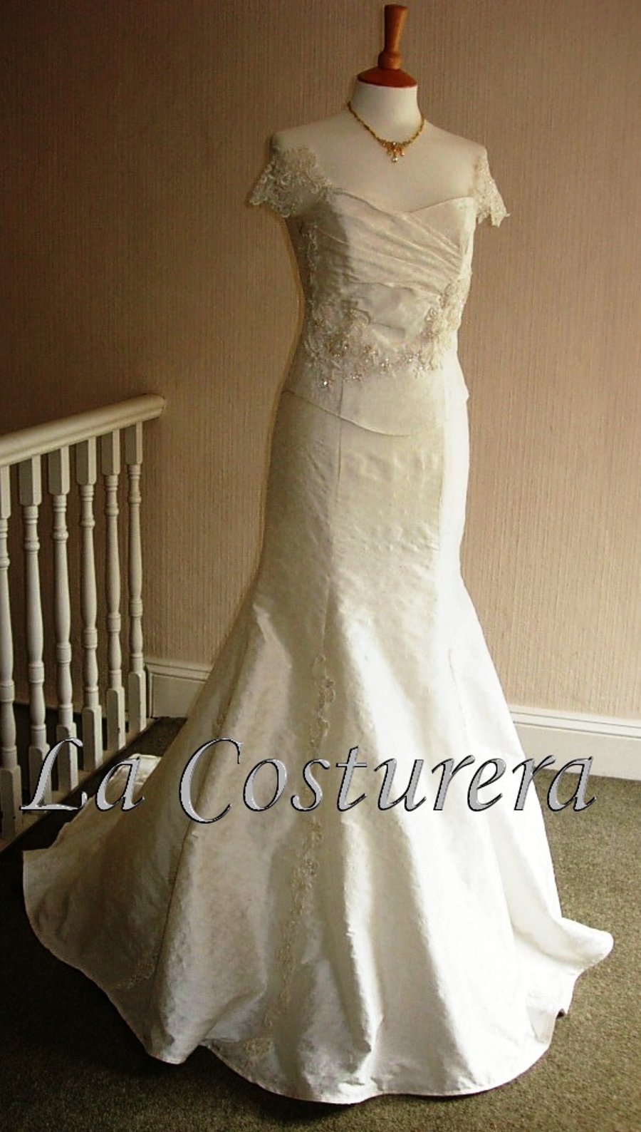 Mulberry Silk Couture Wedding Dress