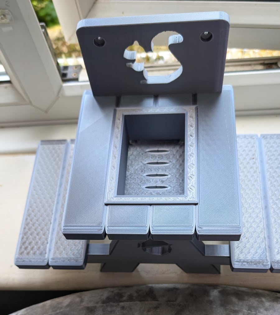 Squirrel feeding Picnic table