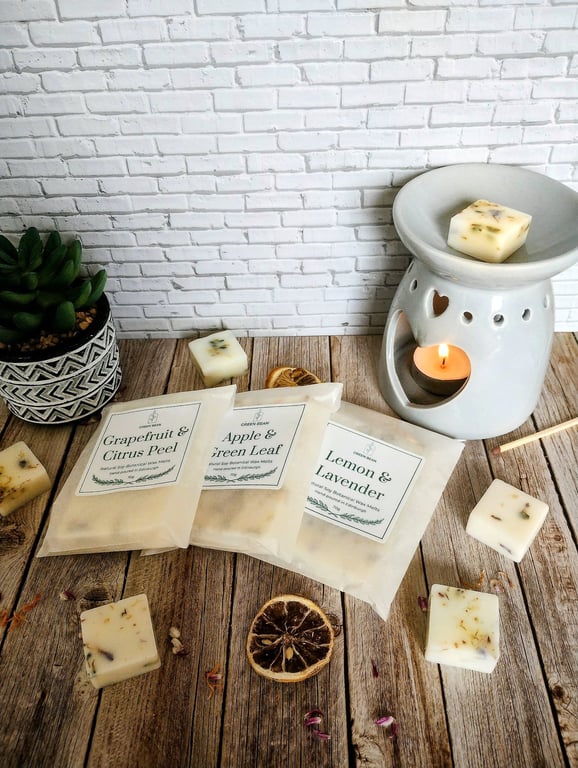 3 Packs of Botanical Wax Melts - Choose from 16 scents - Scented Wax Melts