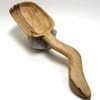 Reclaimed wood scoop