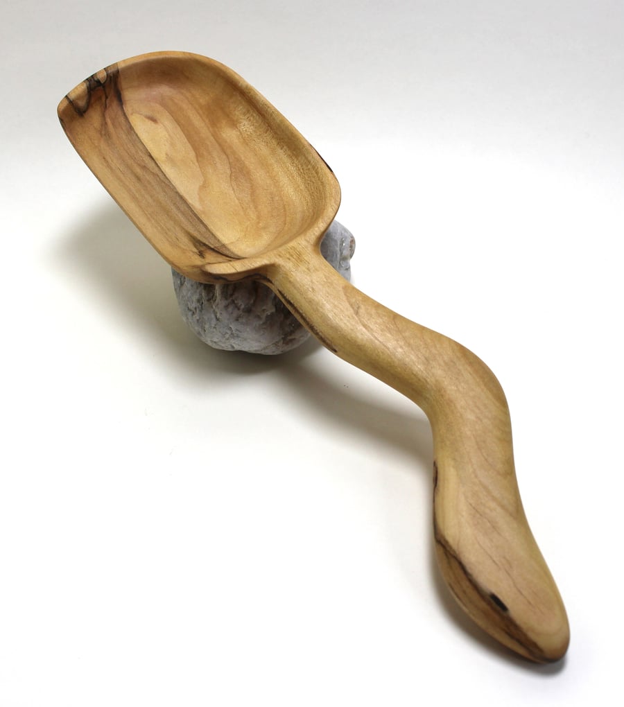 Reclaimed wood scoop