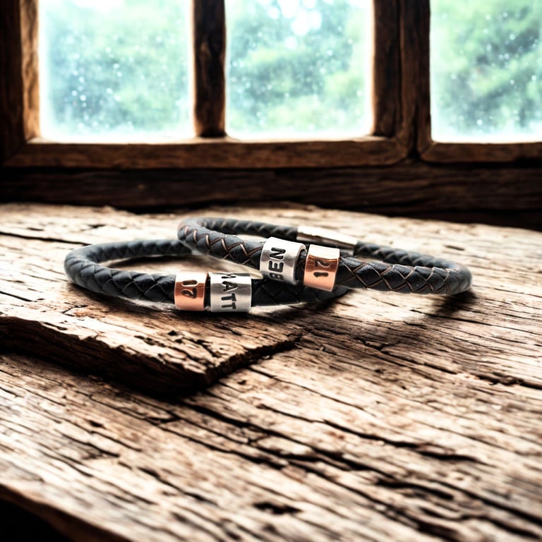 Personalised 17th Birthday Bracelet - Son Brother Grandson Boys Girls