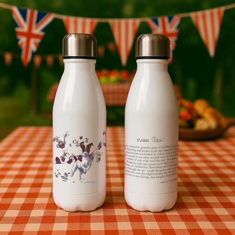 Union 'Jack' Water Bottle (Can Be Personalised)