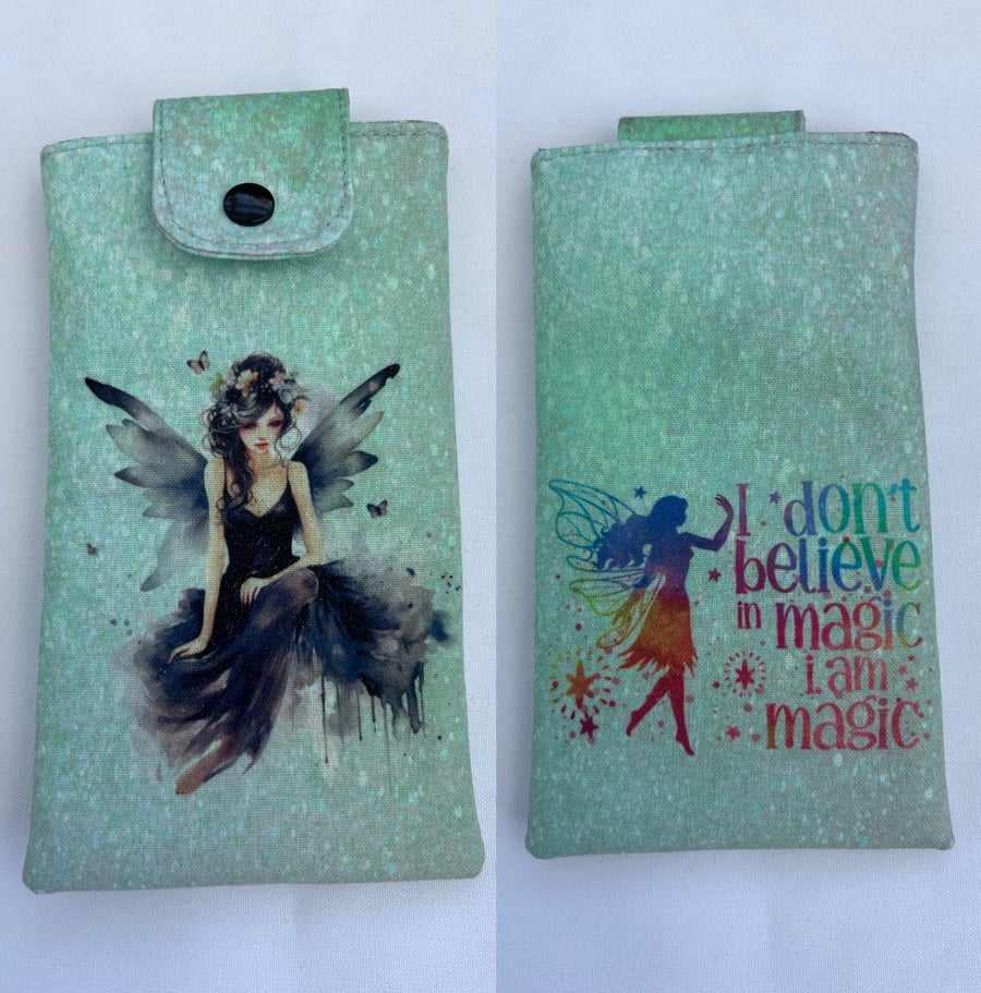 Phone or Glasses Case - Dark Fairy