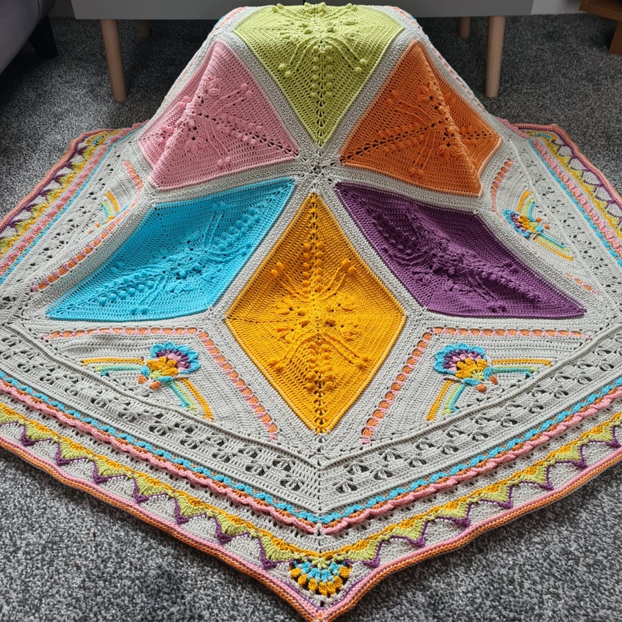 Crochet Blanket throw