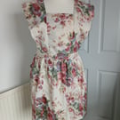 1940's retro style cross back apron 