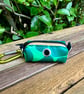 Green Turtle Repurposed Dog Poo Bag Holder - Made From Pool Toy