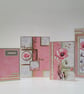 Floral Greeting Card Set - 4 All Occasion Cards - Birthday, Thanks, Best Wishes