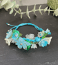 Pretty floral beaded bracelet, boho jewelry, bridesmaid, gift teen girl, mum  - Image 3