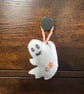 Felt ghost Halloween decoration