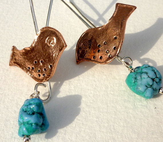 Bird earrings