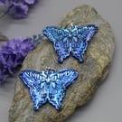 Butterfly Earrings, Statement Earrings, Resin Earrings, Resin Butterfly, 