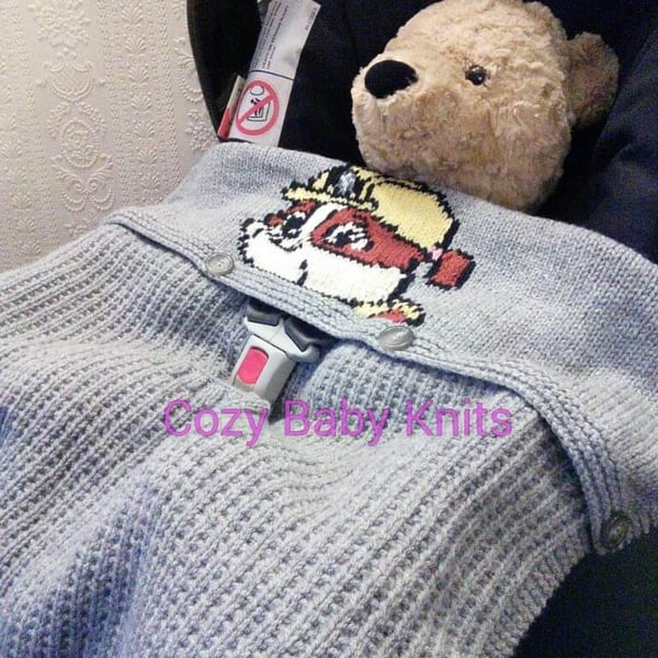 FIRST SIZE BABY CAR SEAT BLANKET