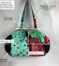Peacocks large shoulder bag, Birds kiss clasp bag, 2 options, Handmade - Image 8