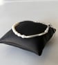 Sterling Silver Pearl Noodle Bracelet – 5mm Rice Pearls, Adjustable Slider Clasp - Image 7