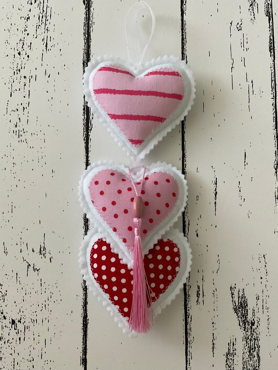 Handmade Hanging Heart Decoration 